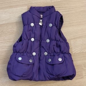 Baby Headquarters Purple Puffer Vest